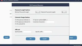 Any PDF Password Recovery screenshot