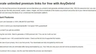 AnyDebrid screenshot