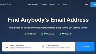 Anymail Finder screenshot