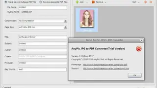 AnyPic JPG to PDF Converter screenshot
