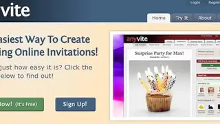 Anyvite screenshot