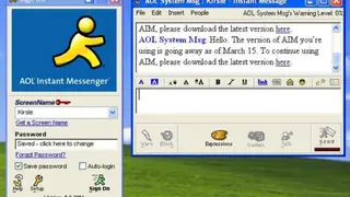 AOL screenshot