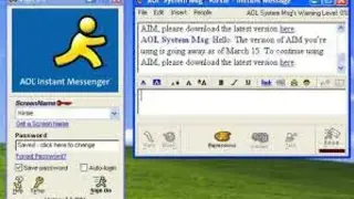 AOL Instant Messenger screenshot
