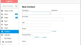 AOL Mail screenshot