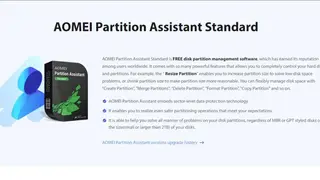 AOMEI Partition Assistant screenshot