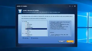 AOMEI PE Builder screenshot