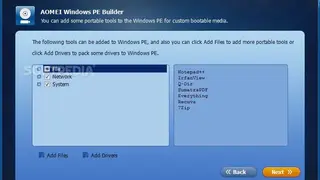 AOMEI PE Builder screenshot