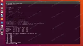 Apache Benchmark screenshot
