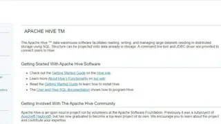 Apache Hive screenshot