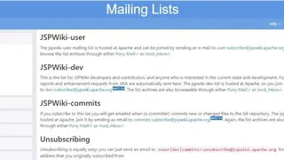 Apache JSPWiki screenshot