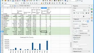 Apache OpenOffice Calc screenshot