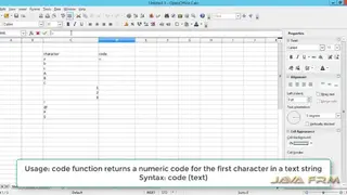 Apache OpenOffice Calc screenshot