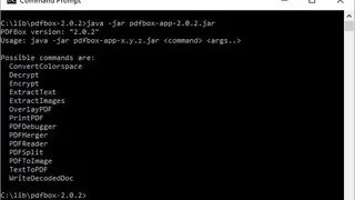 Apache PDFBox screenshot