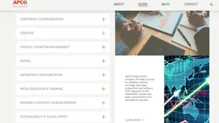 APCO Worldwide screenshot
