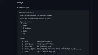 API Spec Converter screenshot