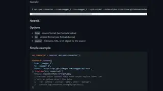 API Spec Converter screenshot