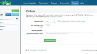 Apigility screenshot