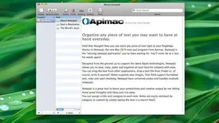 Apimac Notepad screenshot