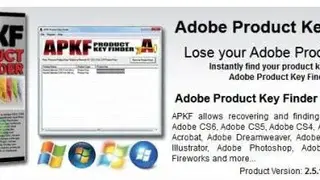 APKF Product Key Finder screenshot