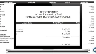 Aplos Fund Accounting screenshot