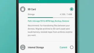 App Backup & Restore screenshot