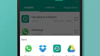 App Backup & Restore screenshot