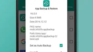 App Backup & Restore screenshot