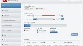AppFog screenshot