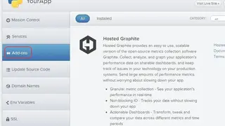 AppFog screenshot