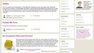 ApPHP MicroBlog screenshot