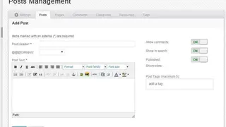 ApPHP MicroBlog screenshot