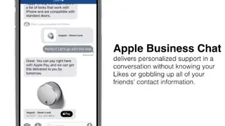 Apple Business Chat screenshot