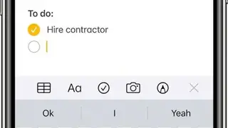 Apple Notes screenshot