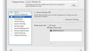 Apple Screen Sharing screenshot