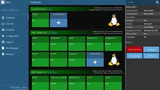 Application Management Panel (AMP) screenshot
