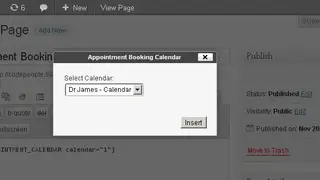 Appointment Booking Calendar screenshot