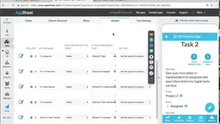 AppSheet screenshot