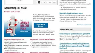 Aprima EHR screenshot