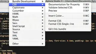 Aptana Studio screenshot