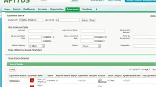 Apttus CPQ screenshot