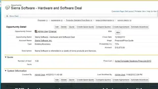 Apttus CPQ screenshot