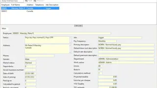 Aquilon ERP screenshot