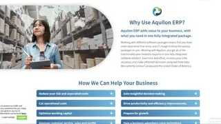 Aquilon ERP screenshot