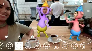 AR effect screenshot