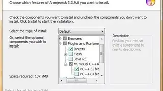 Aranjepack screenshot