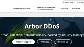 Arbor Networks screenshot