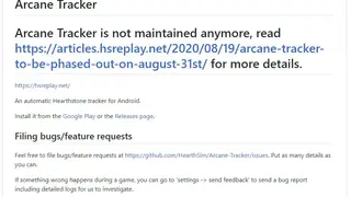 Arcane-Tracker screenshot