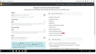 Archivarix Website Downloader screenshot