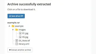 Archive Extractor screenshot