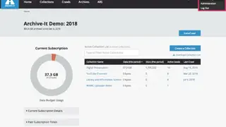 Archive-It screenshot